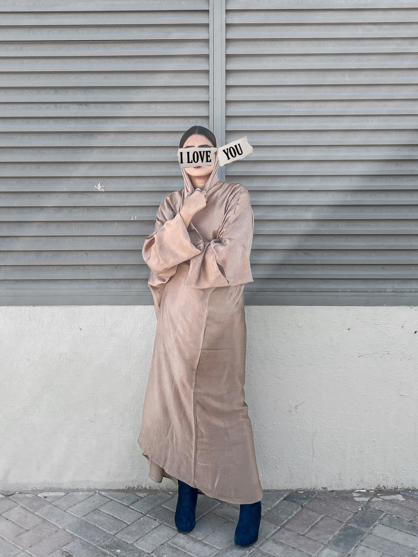 Aria abaya beige