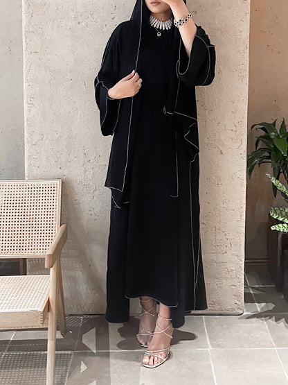 Laila abaya grey