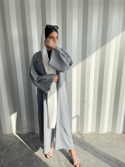 Layan abaya grey