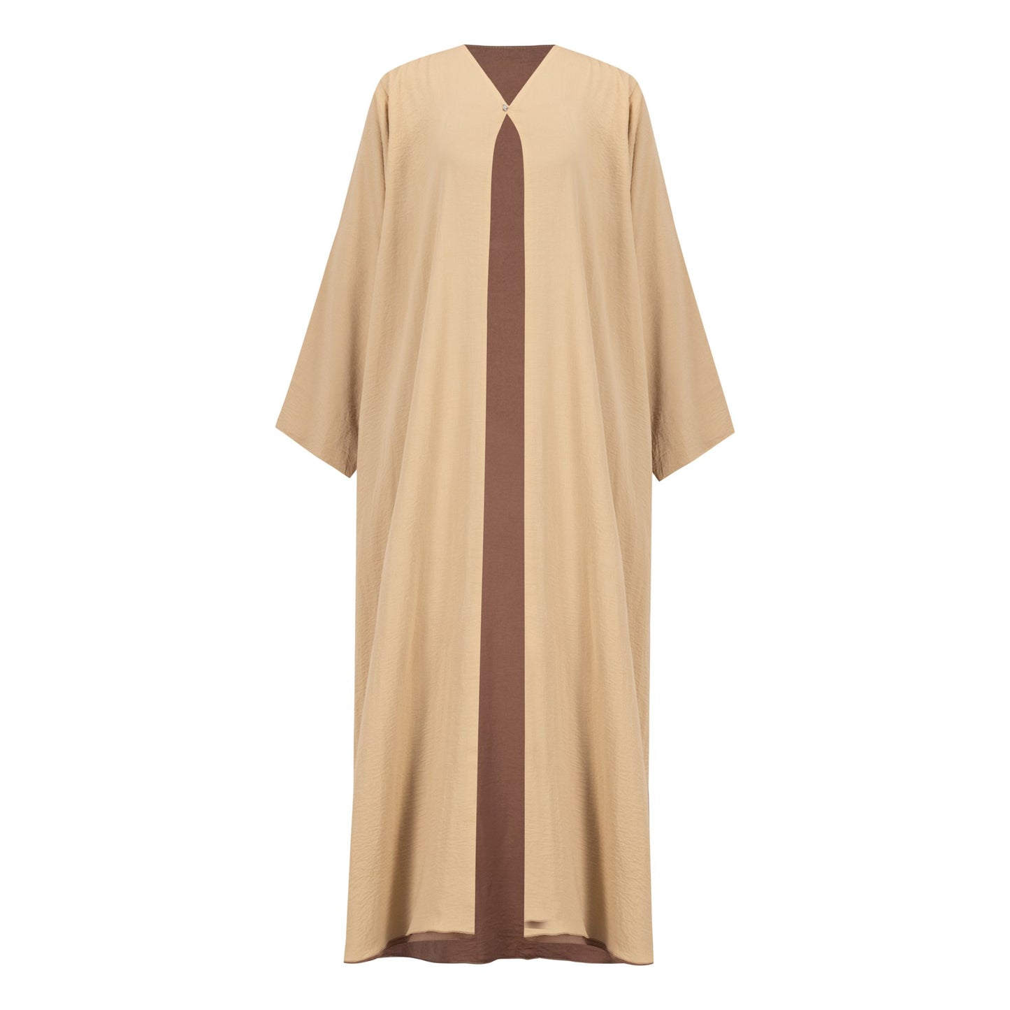 Mona abaya colour-beige-front