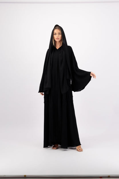 Mariyah abaya colour-black-front