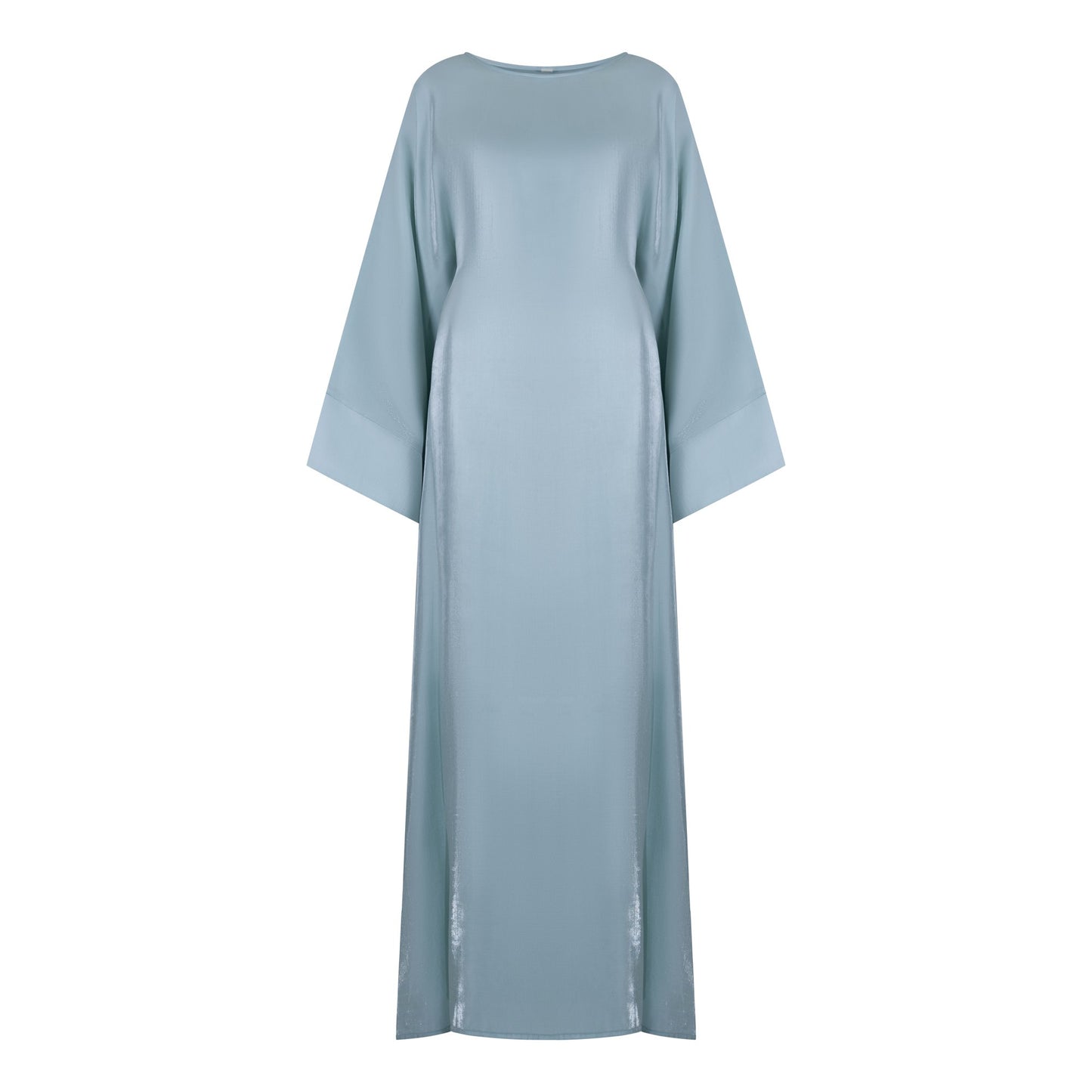 Shimmer Butterfly abaya colour-blue-front