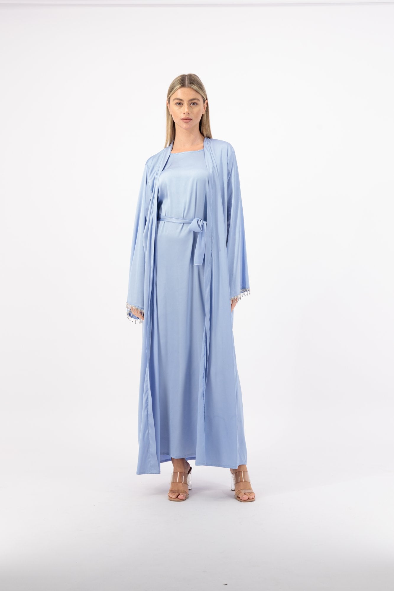Studio 2 abaya colour-blue-front