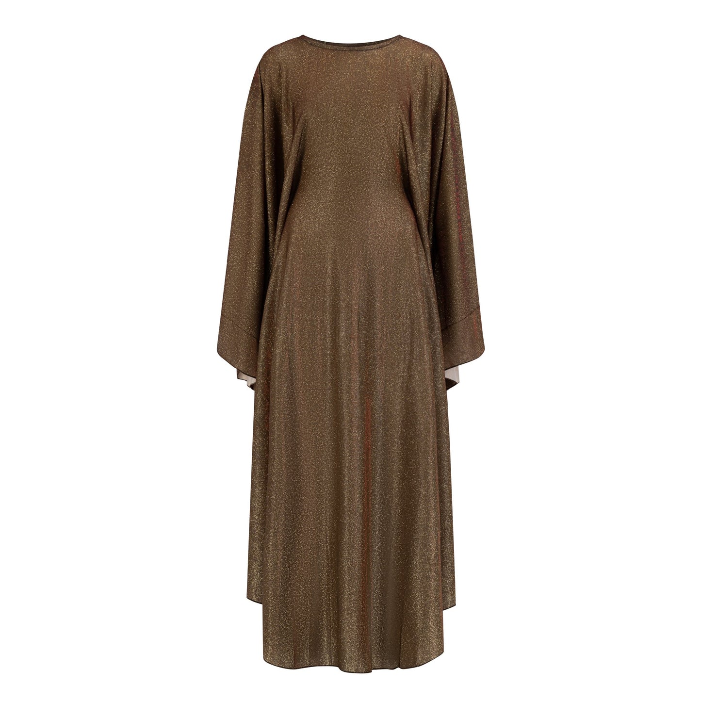 Shimmer Butterfly abaya colour-bronze-brown-front