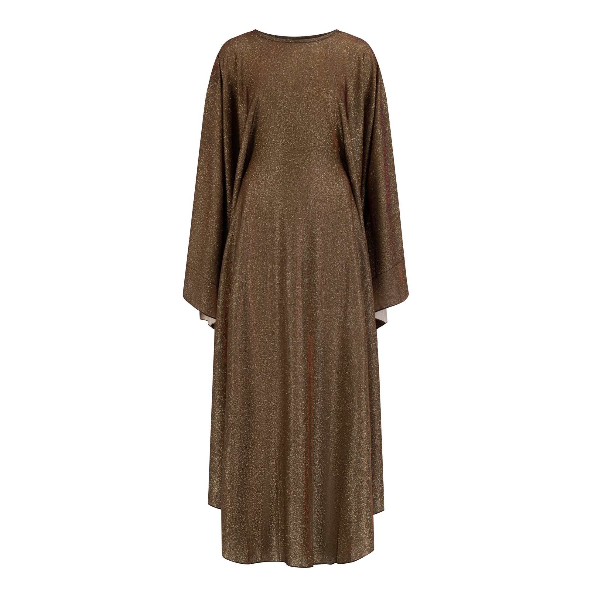Shimmer Butterfly abaya colour-bronze-brown-front