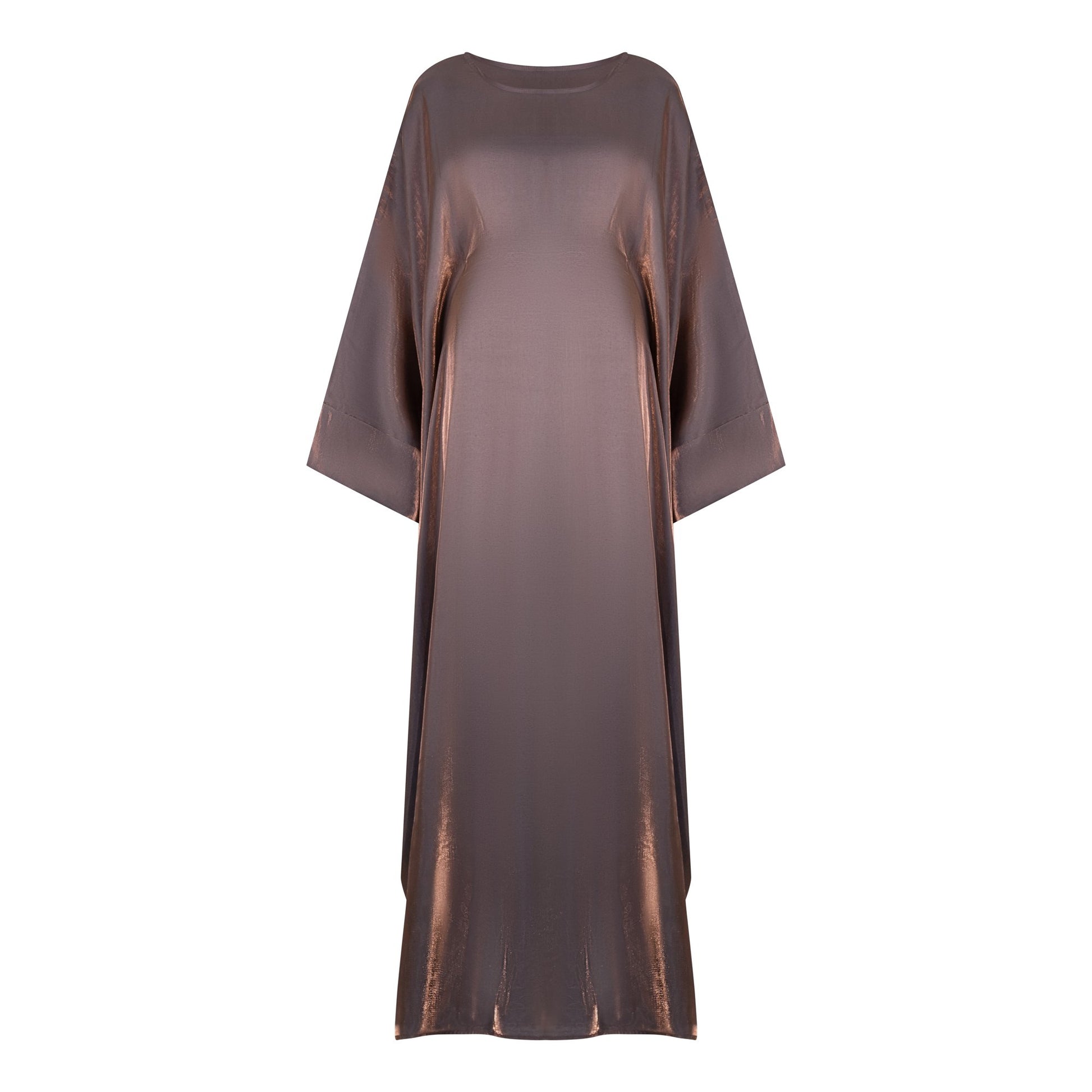 Shimmer Butterfly abaya colour-bronze-front