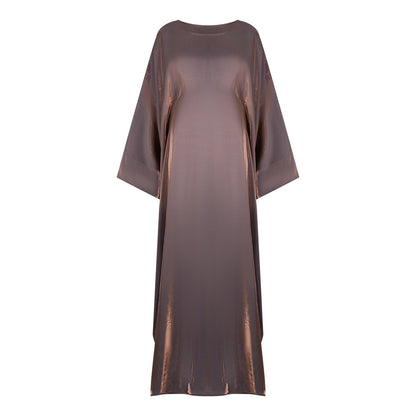 Shimmer Butterfly abaya colour-bronze-front