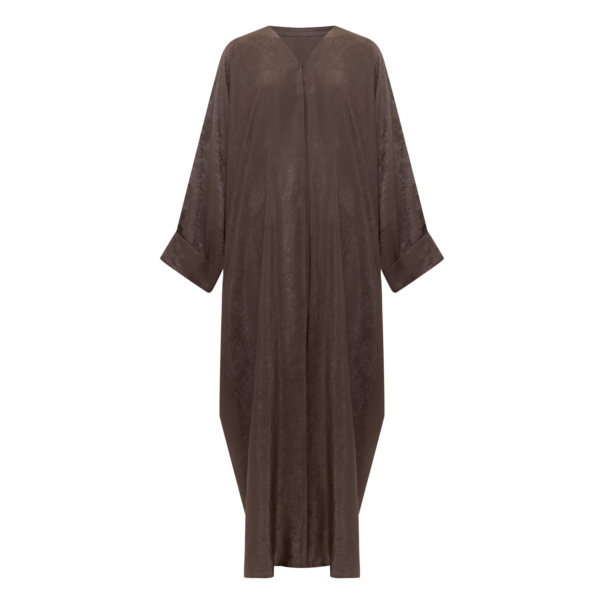 Azeena abaya colour-brown-front