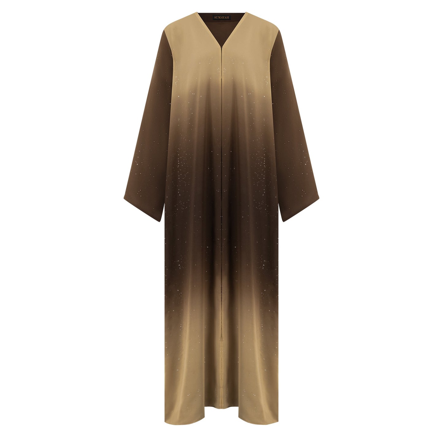 Hana abaya colour-brown-front