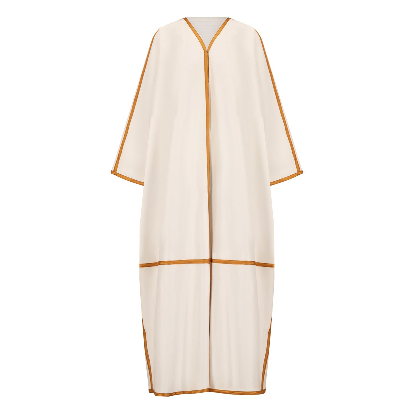 Ghaiya abaya colour-cream-front