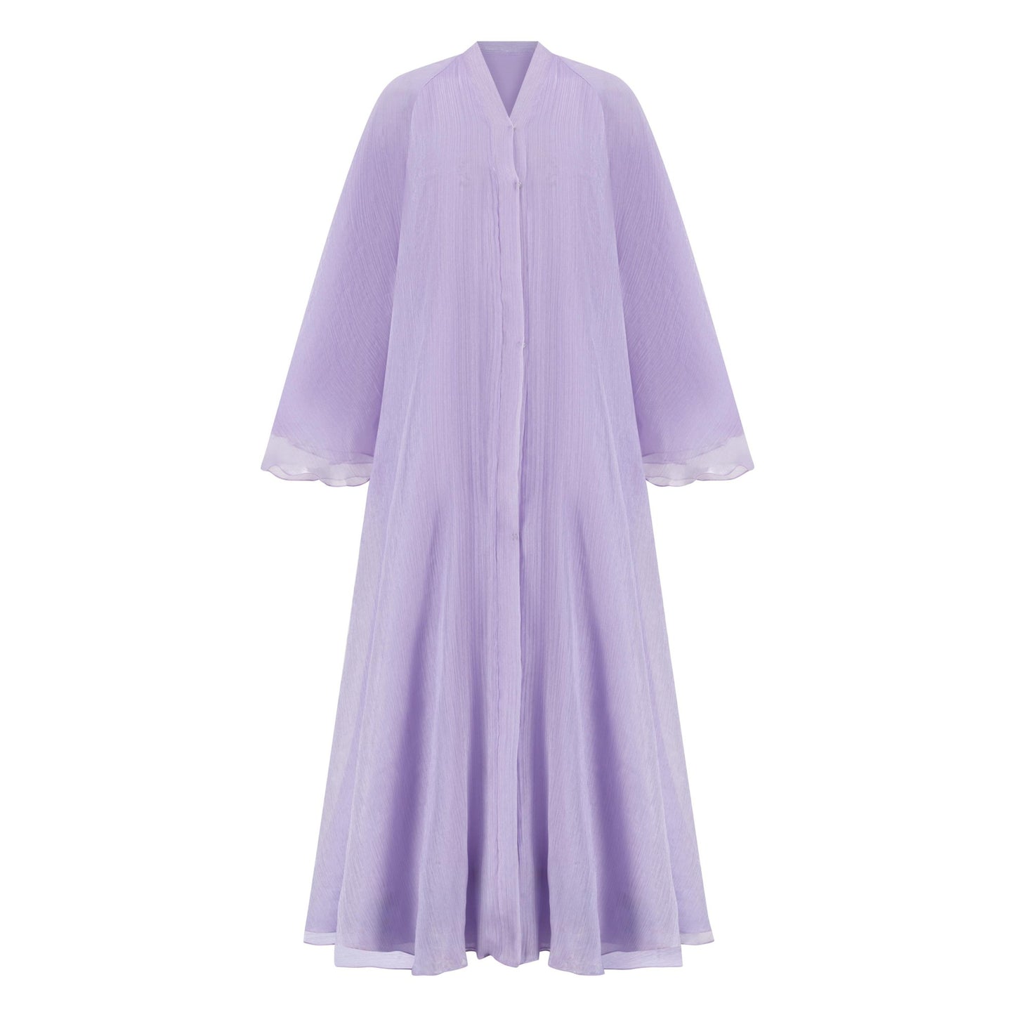 Sapphire abaya colour-lilac-front