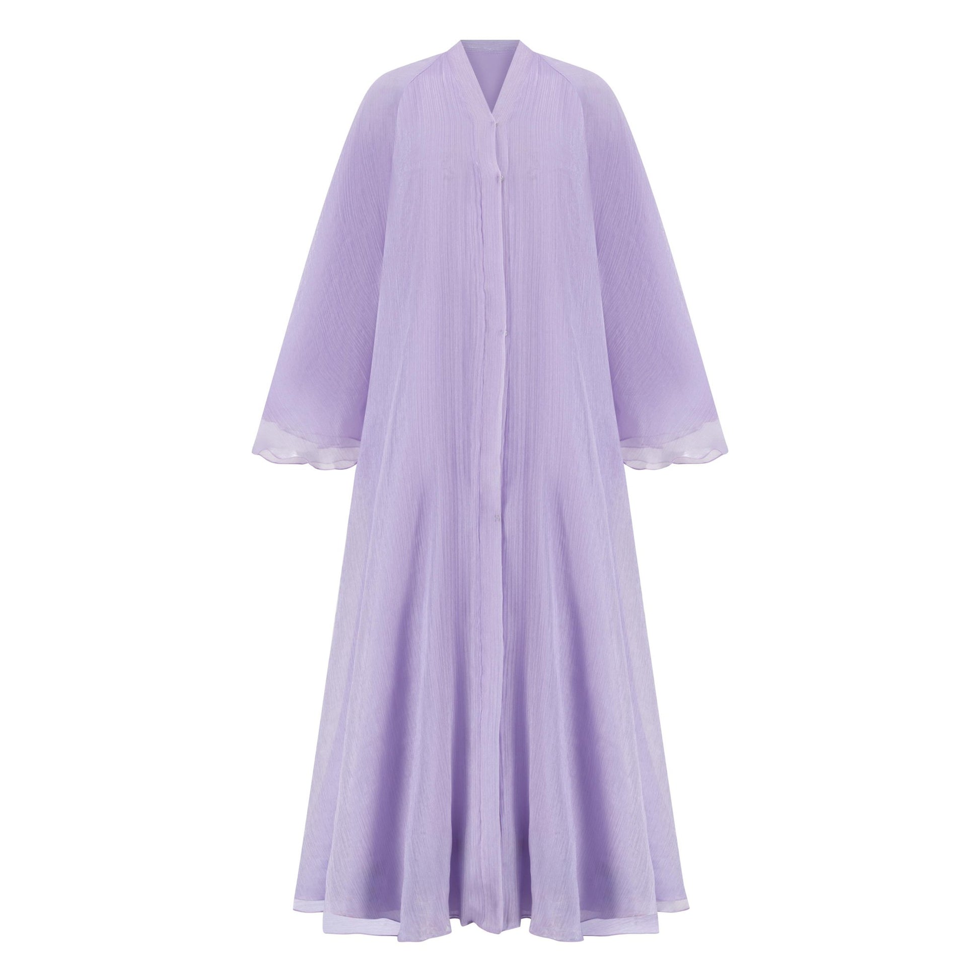 Sapphire abaya colour-lilac-front