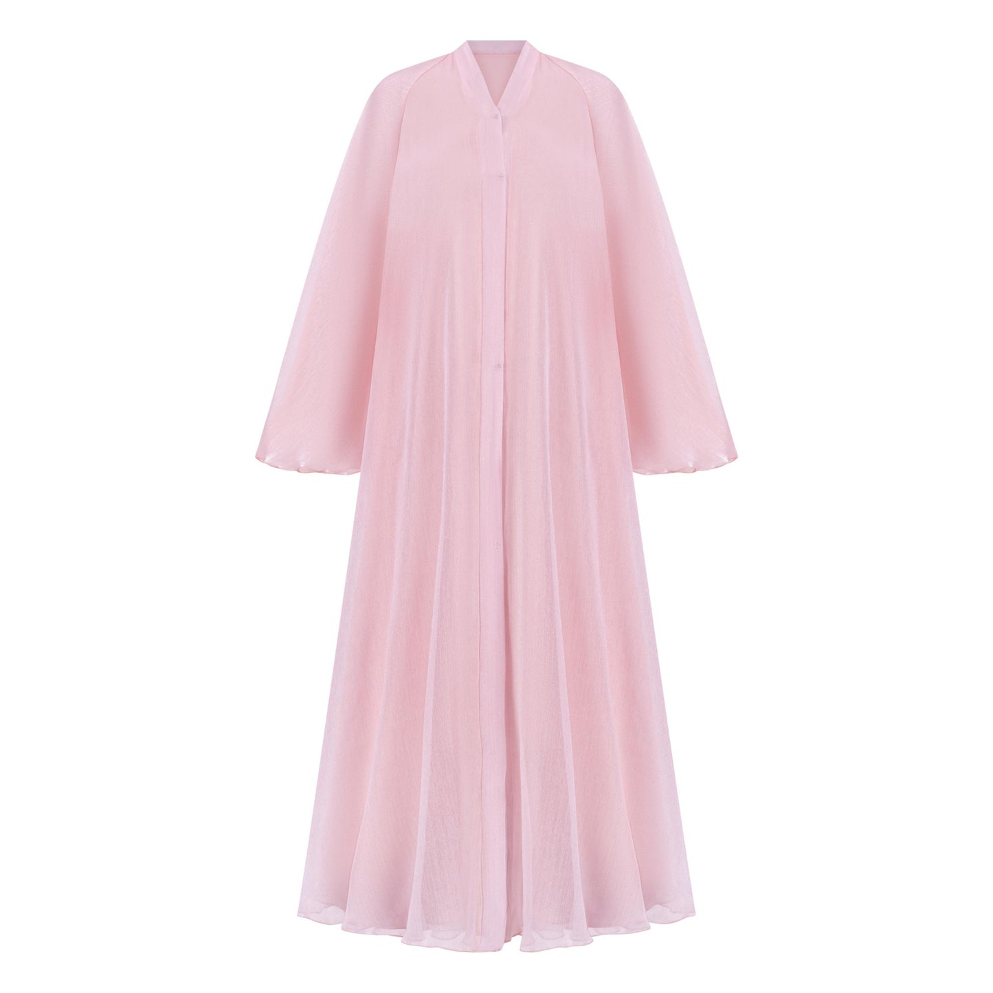 Sapphire abaya colour-pink-front