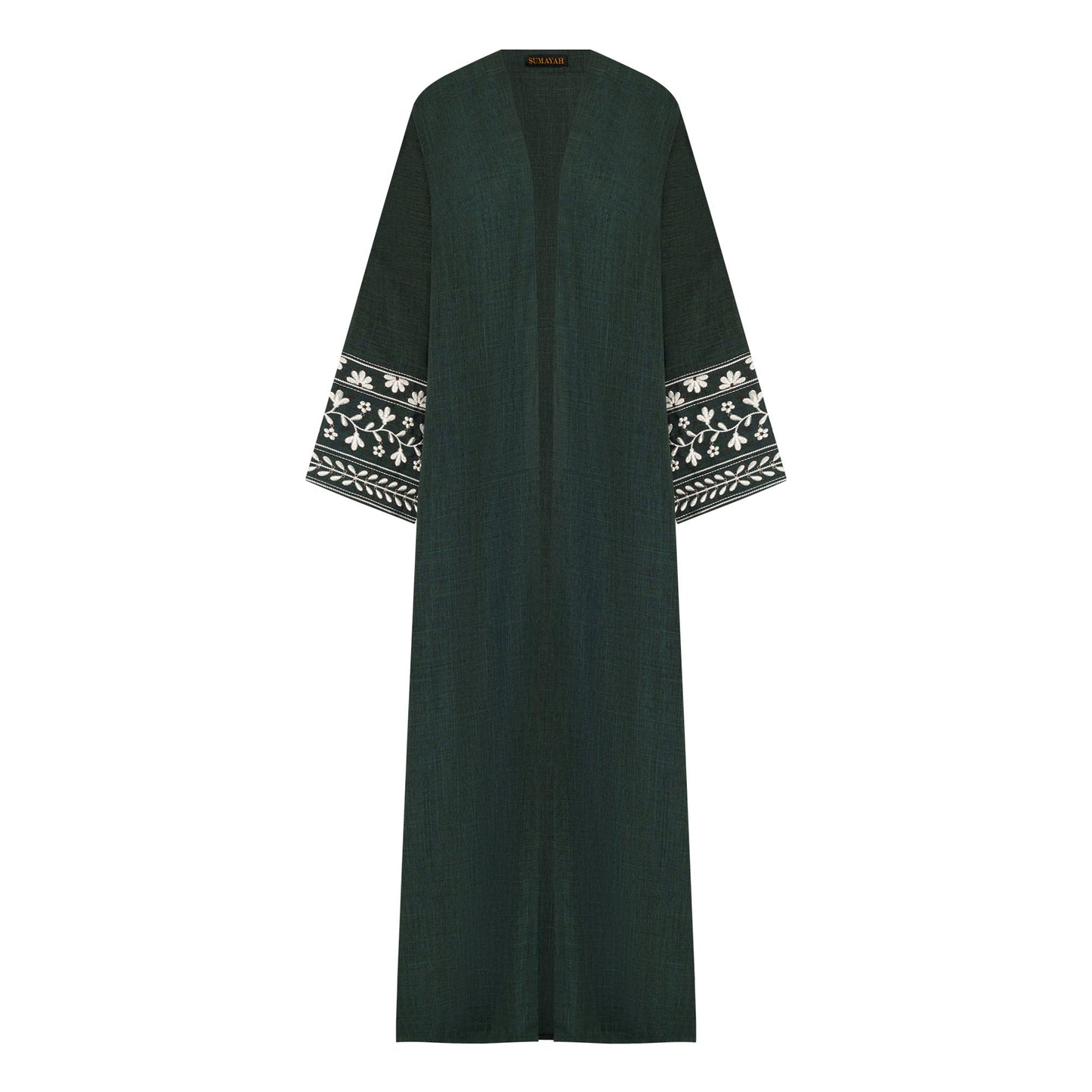 Anaabia abaya colour-green-front
