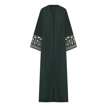 Anaabia abaya colour-green-front
