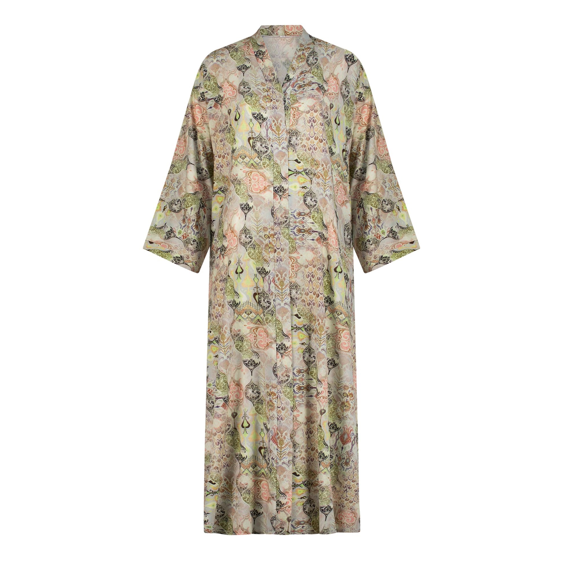 Ruba abaya colour-green-front