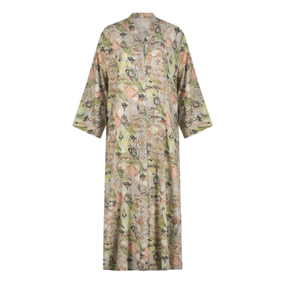 Ruba abaya colour-green-front