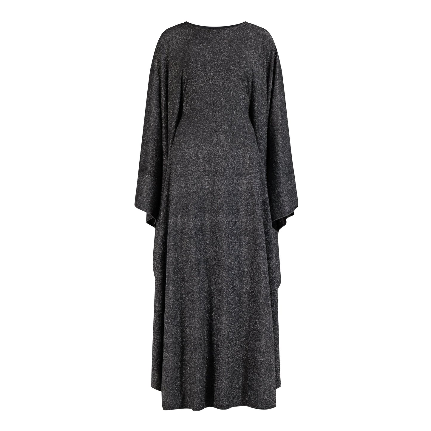 Shimmer Butterfly abaya colour-grey-front
