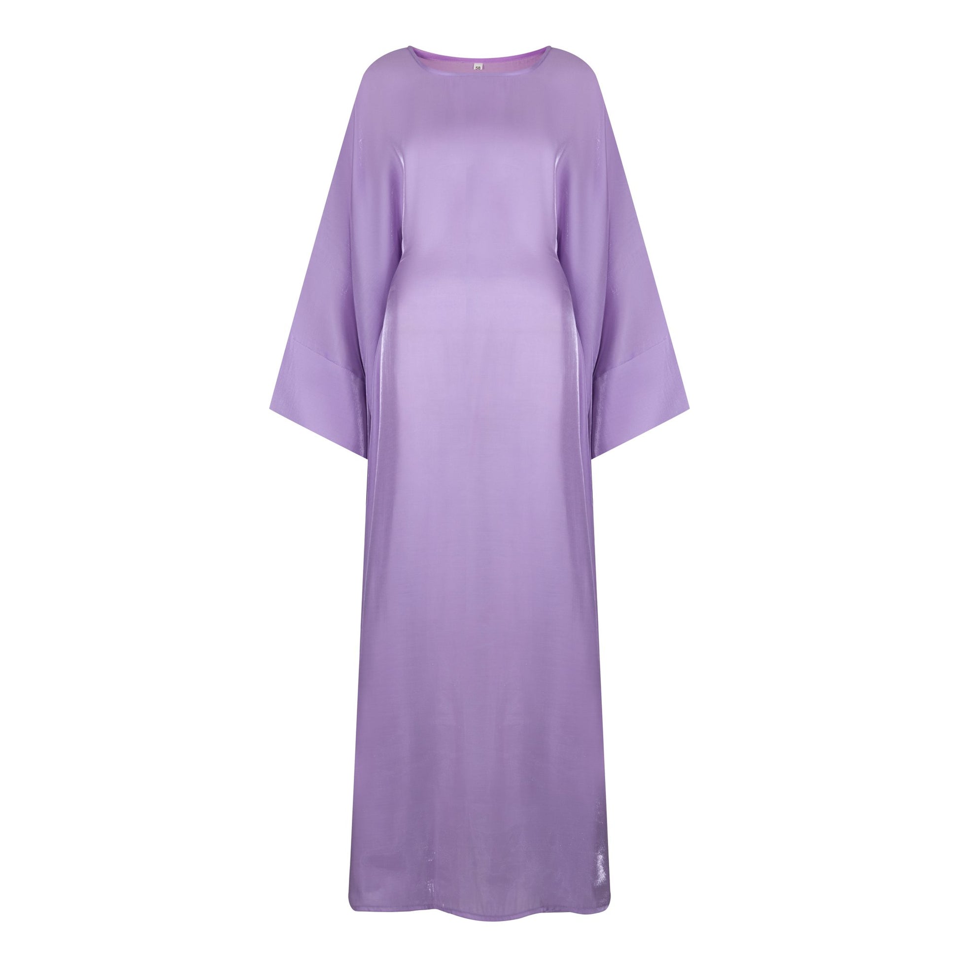 Shimmer Butterfly abaya colour-lilac-front