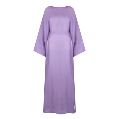 Shimmer Butterfly abaya colour-lilac-front