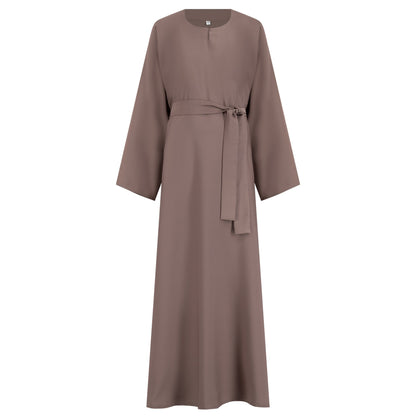 Nida Essentials abaya colour-mauve-front