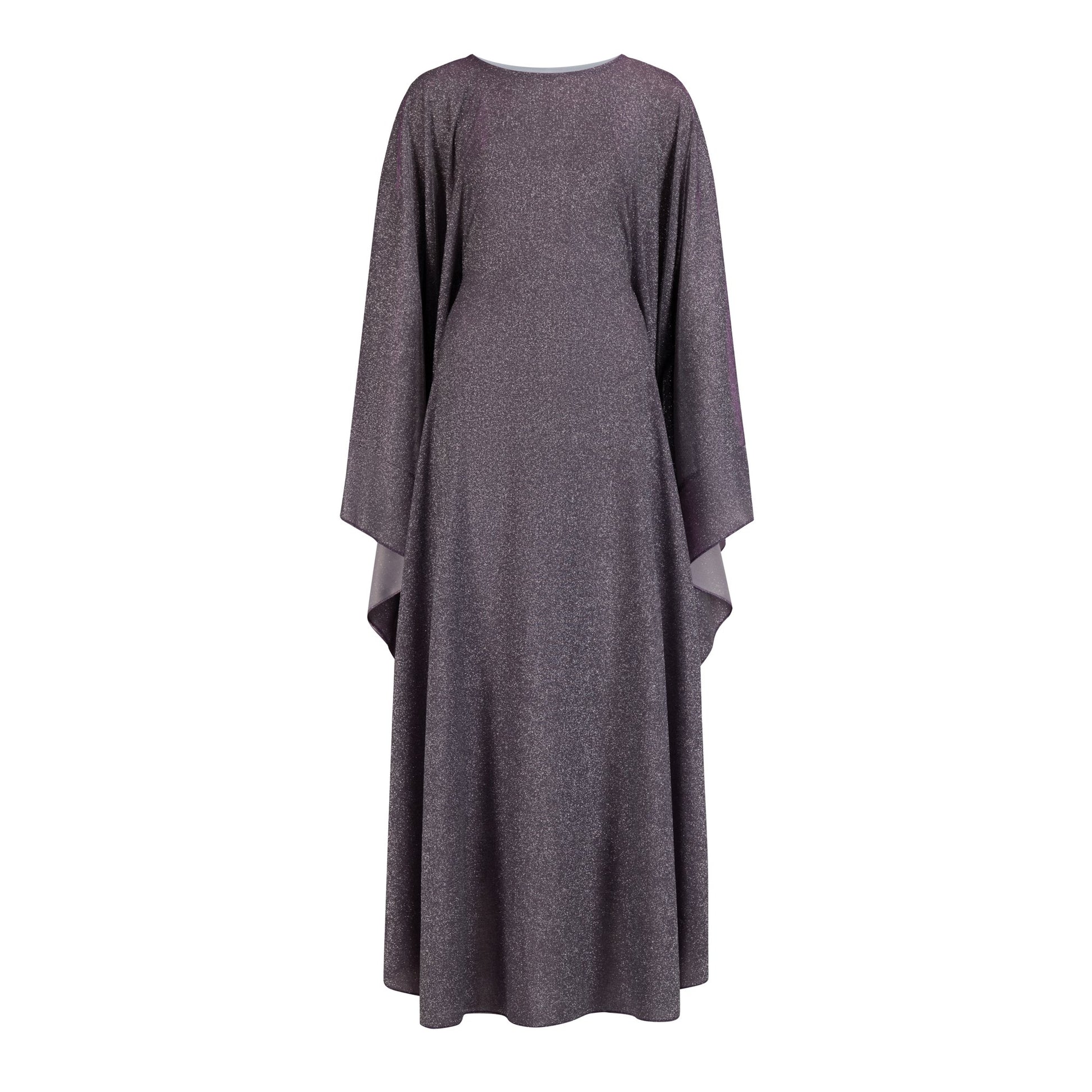 Shimmer Butterfly abaya colour-mauve-front