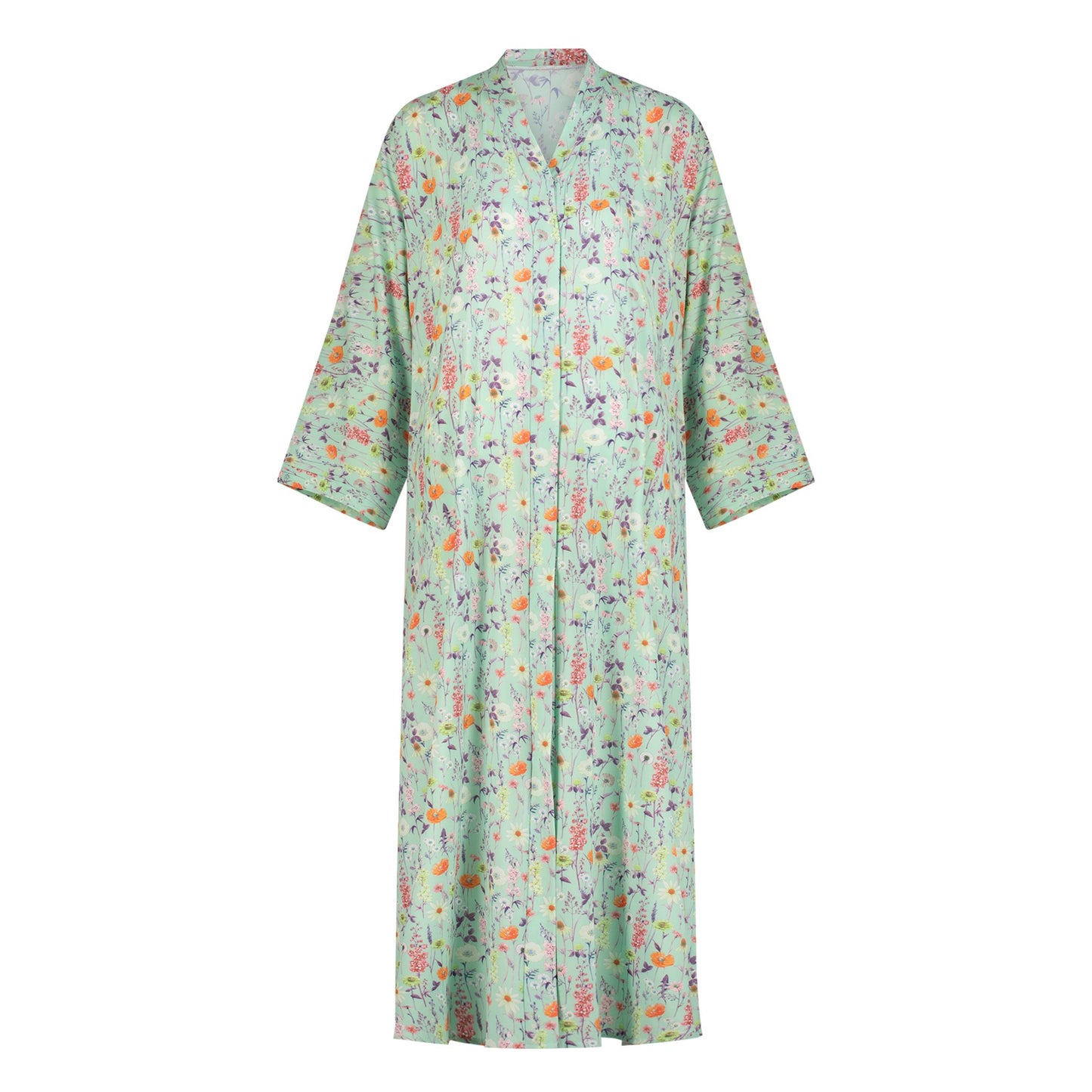 Wardah abaya colour-mint-front