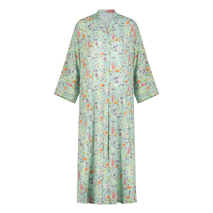 Wardah abaya colour-mint-front