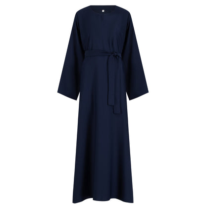Nida Essentials abaya colour-navy-front