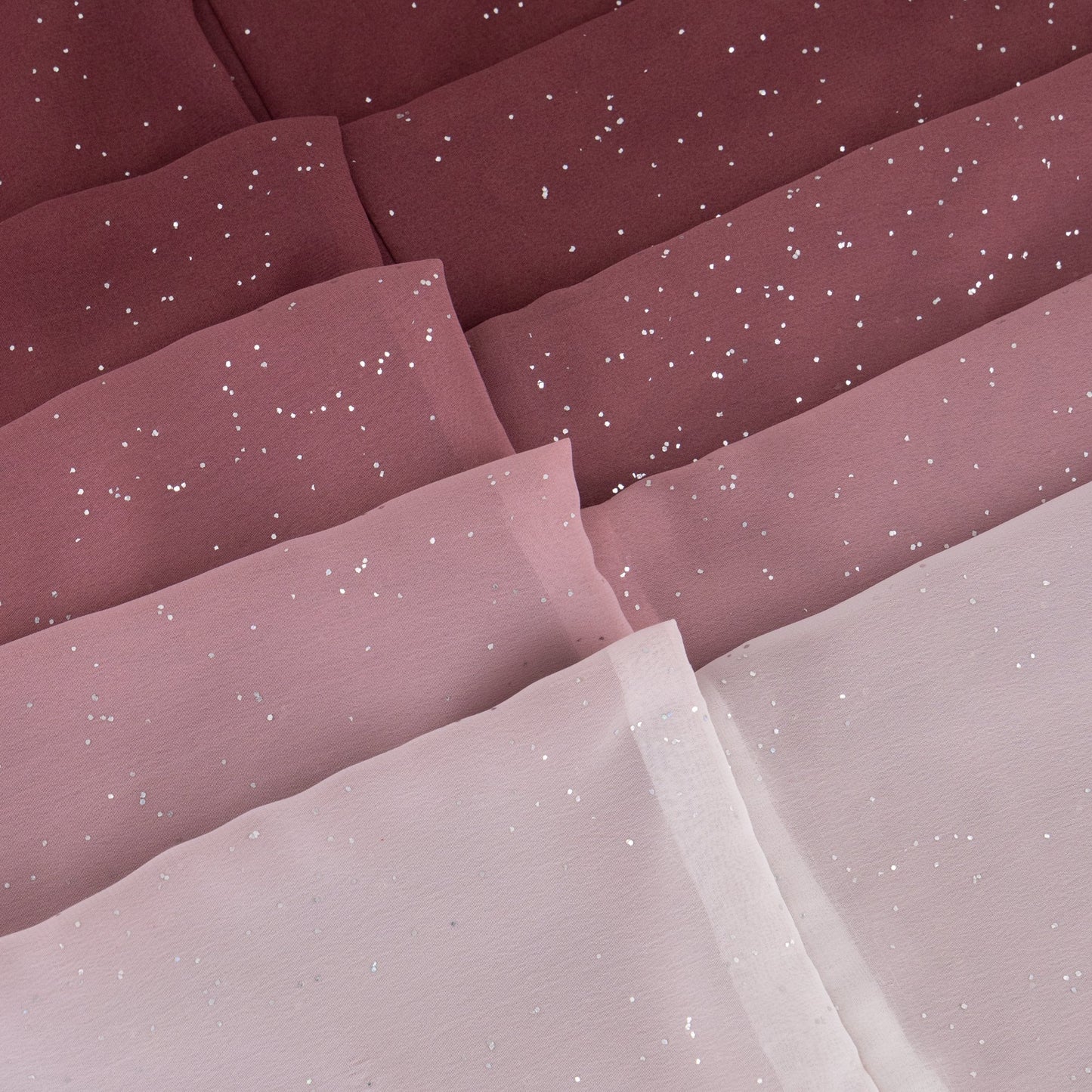 Ombre Shimmer abaya colour-pink-closeup
