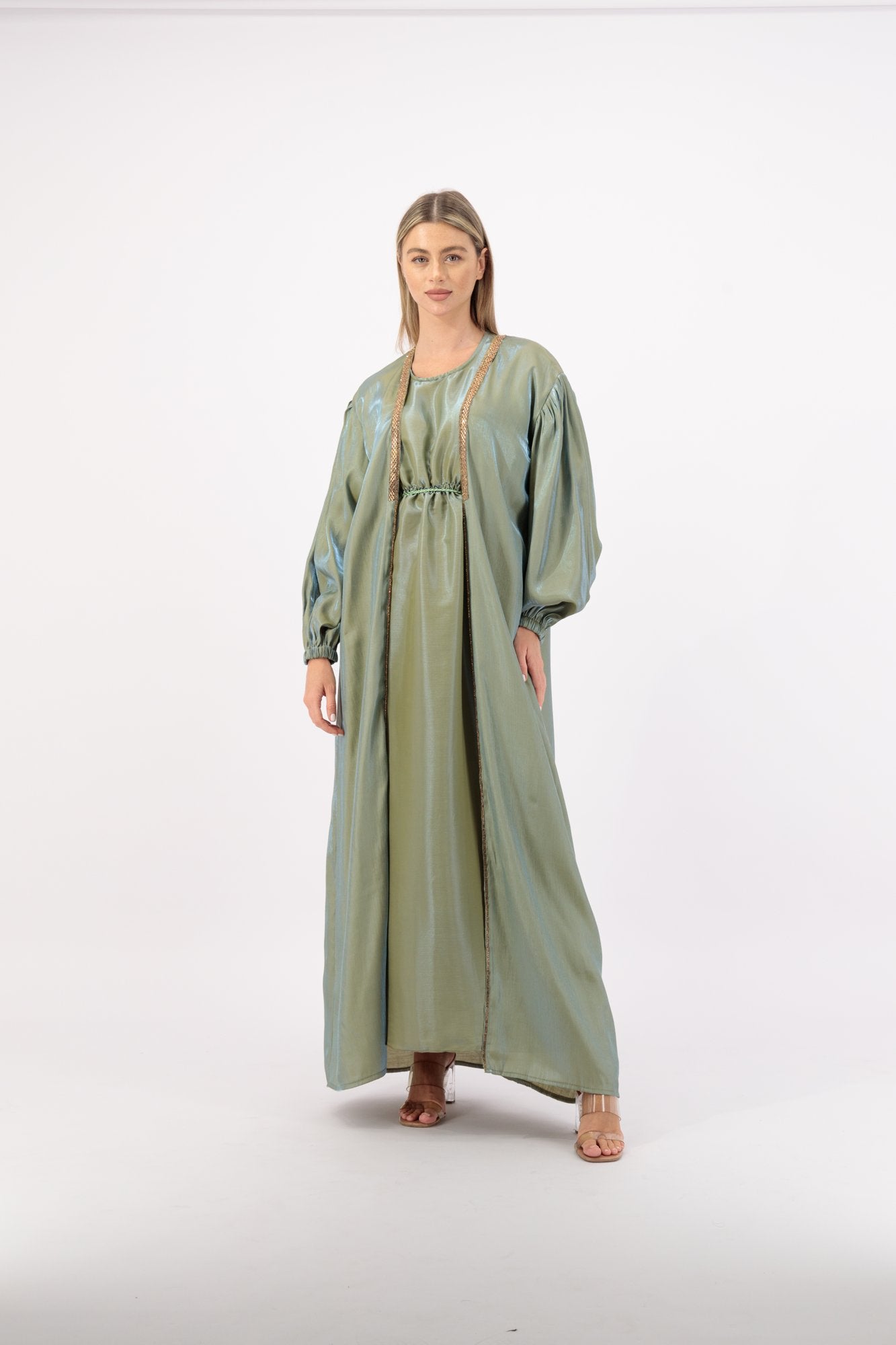Studio 1 abaya colour-sage-front
