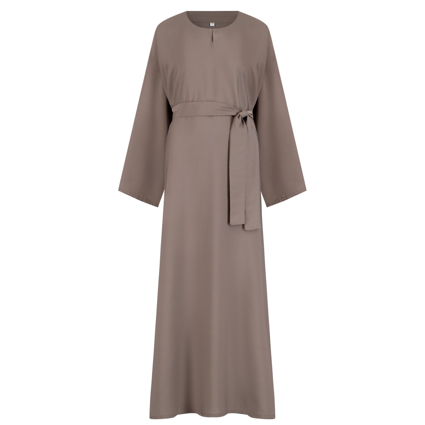 Nida Essentials abaya colour-taupe-front