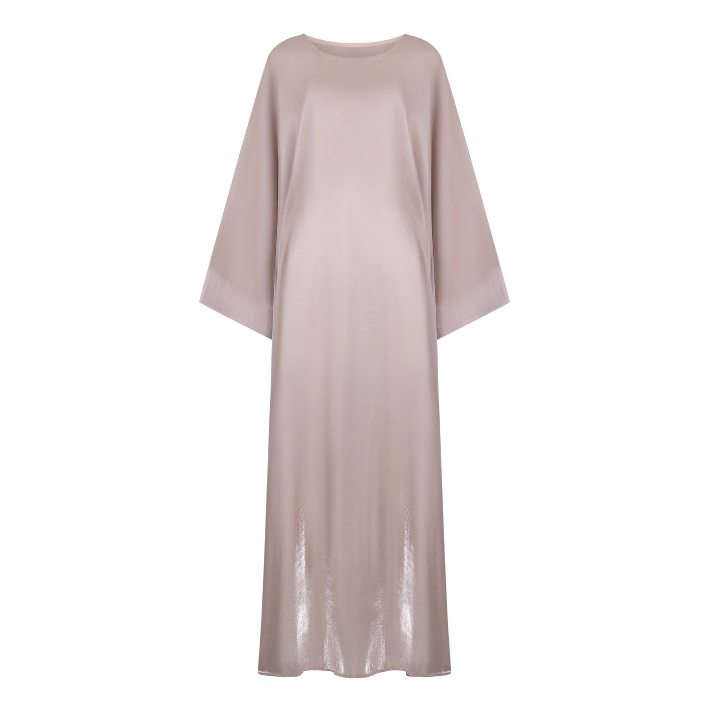 Shimmer Butterfly abaya colour-taupe-front