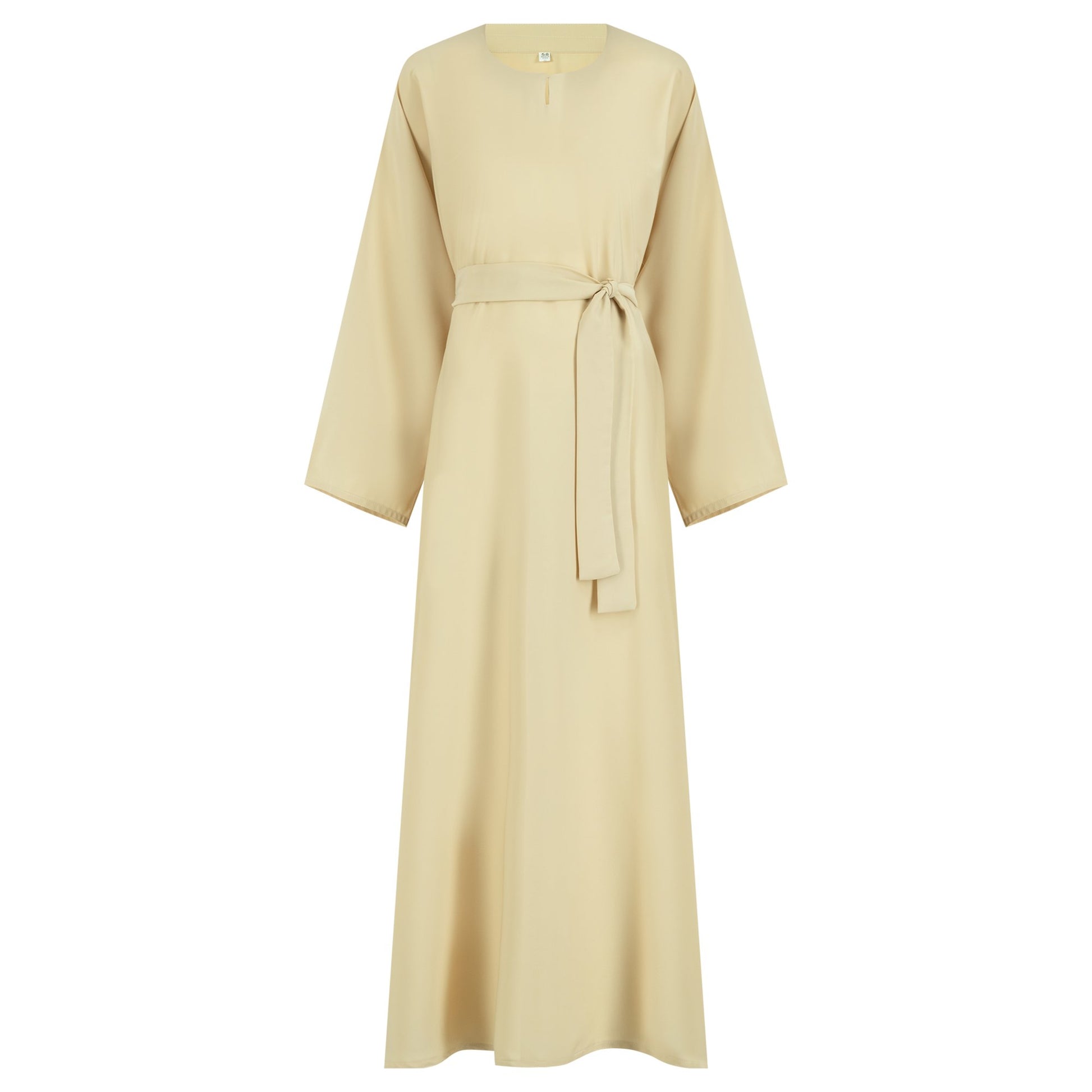Nida Essentials abaya colour-yellow-front