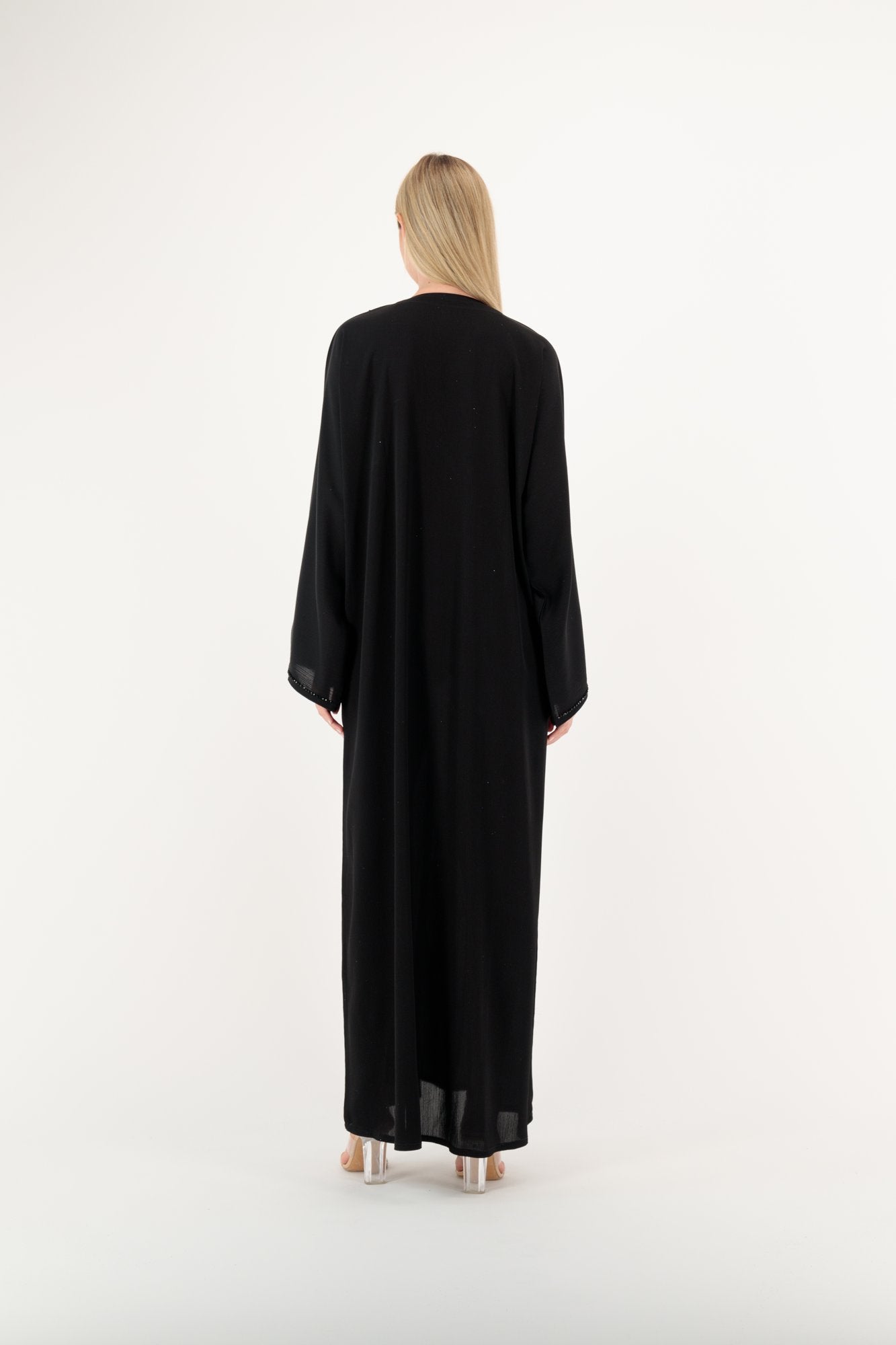 Lila abaya back