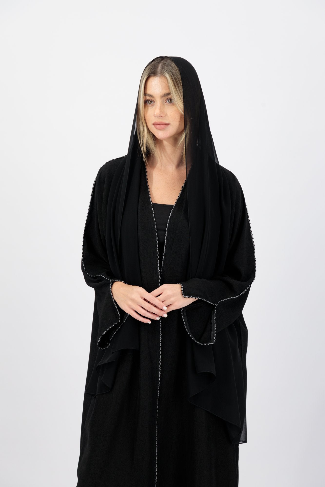Hayat abaya closeup