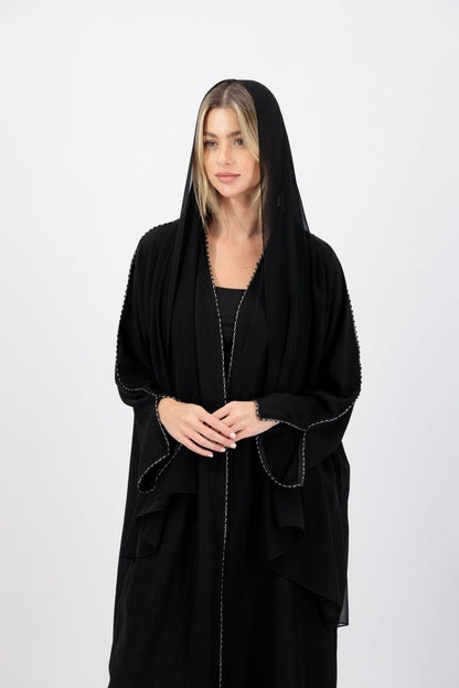 Hayat abaya closeup