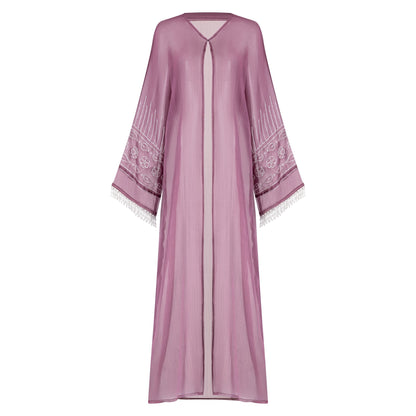 Marha abaya mauve lilac ghost