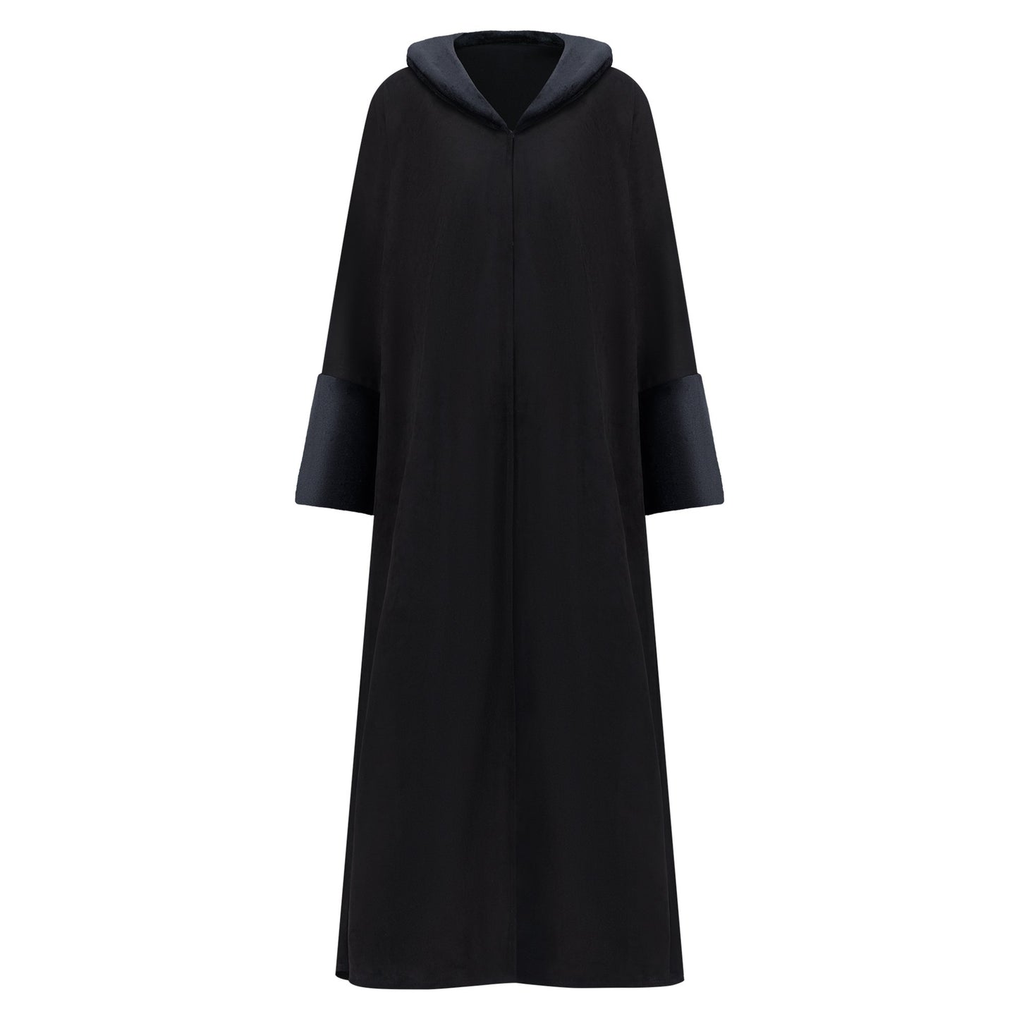 Fur Coat abaya front