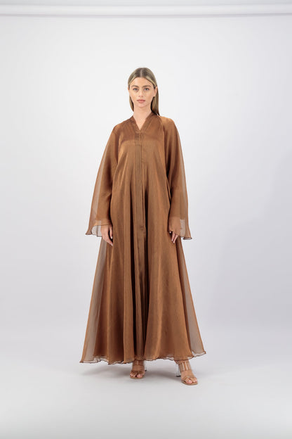 Sapphire abaya front
