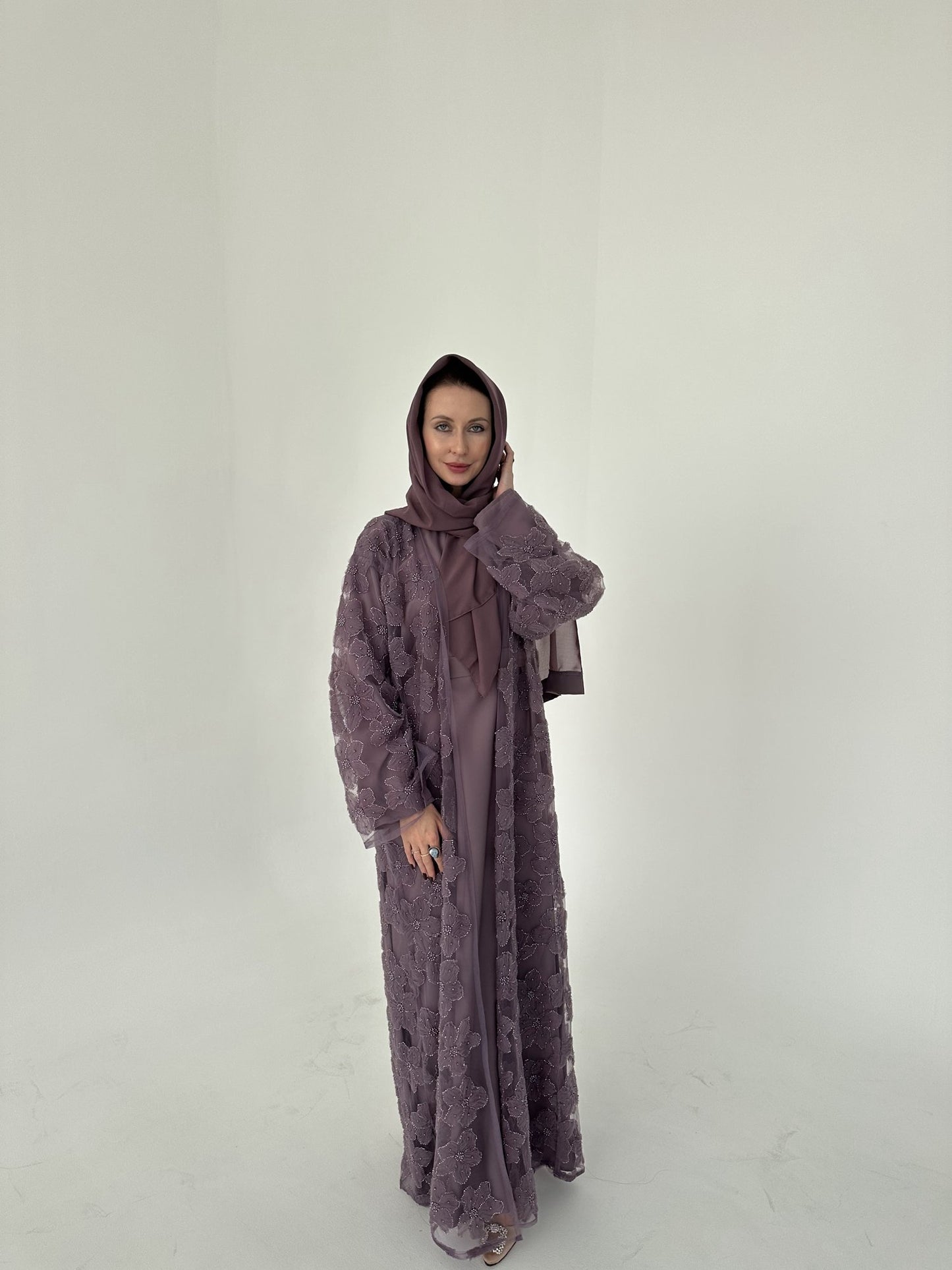Alana abaya front