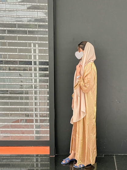 Lamia abaya golden