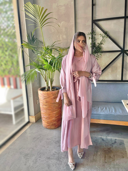 Lamia abaya pink