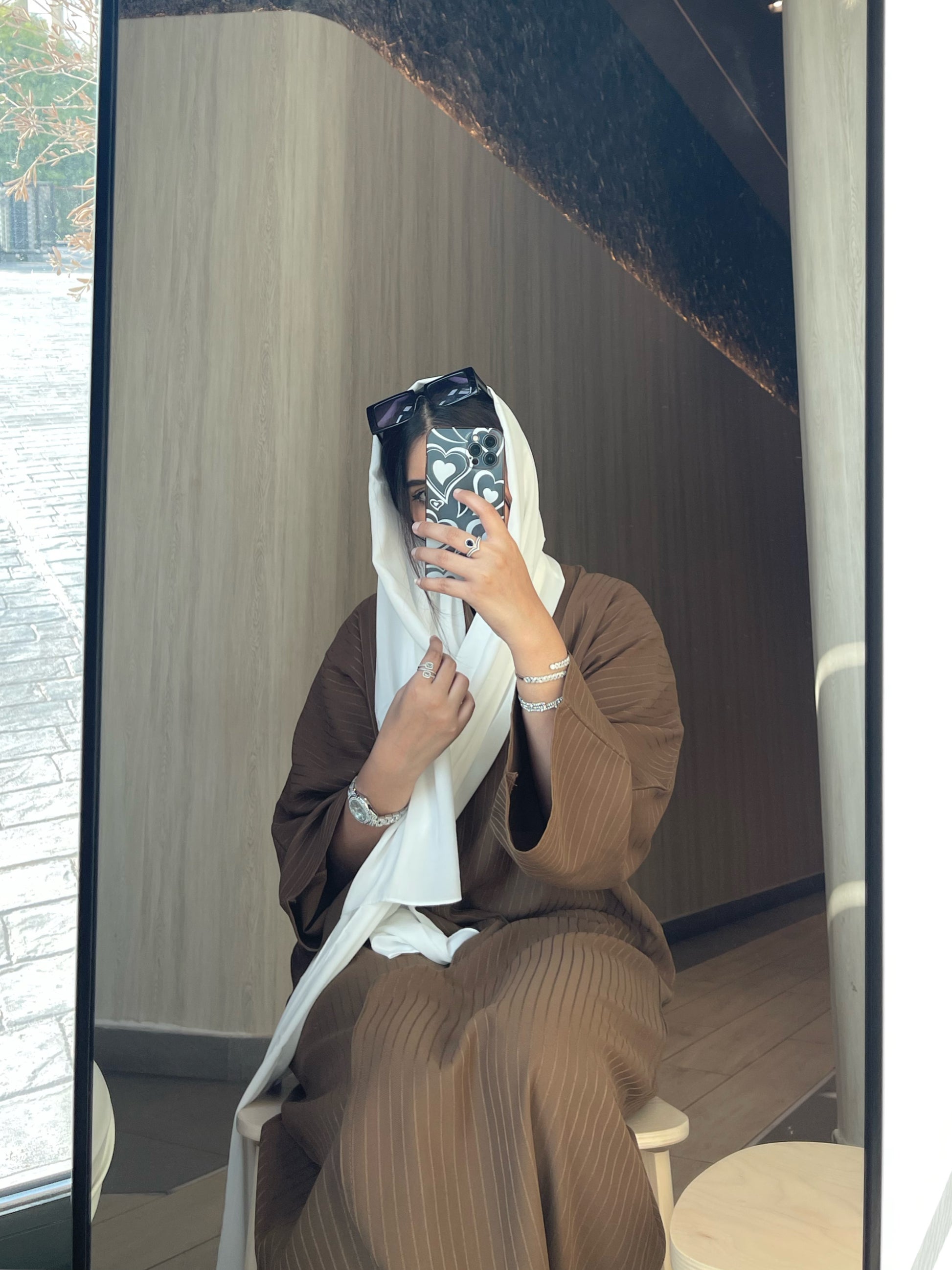 Layan abaya caramel