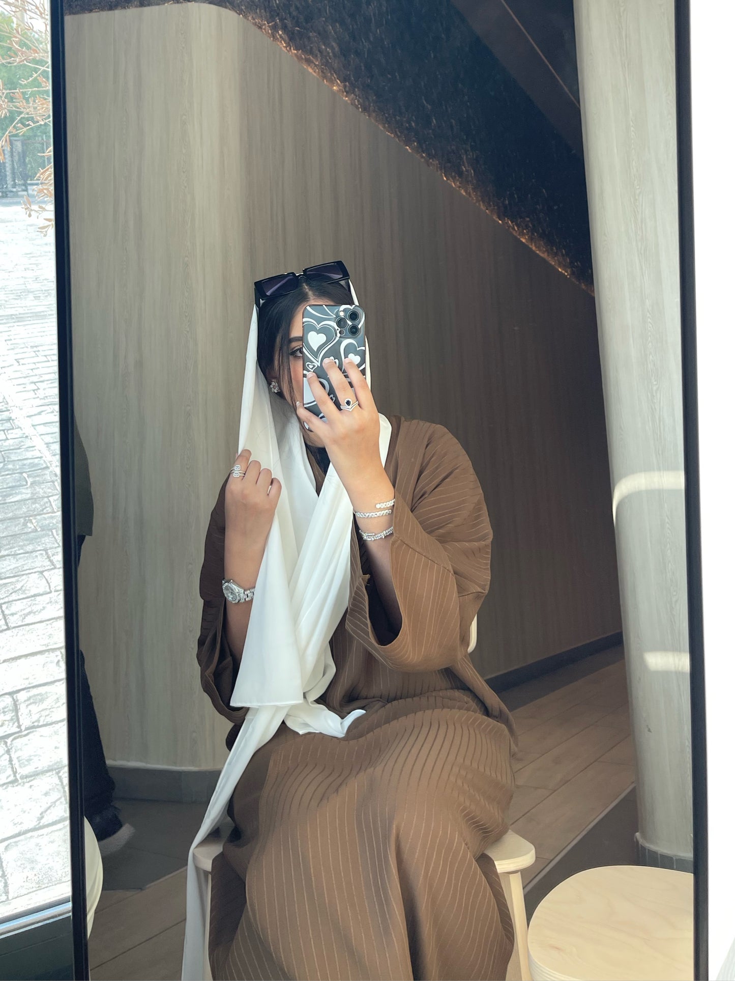 Layan abaya caramel