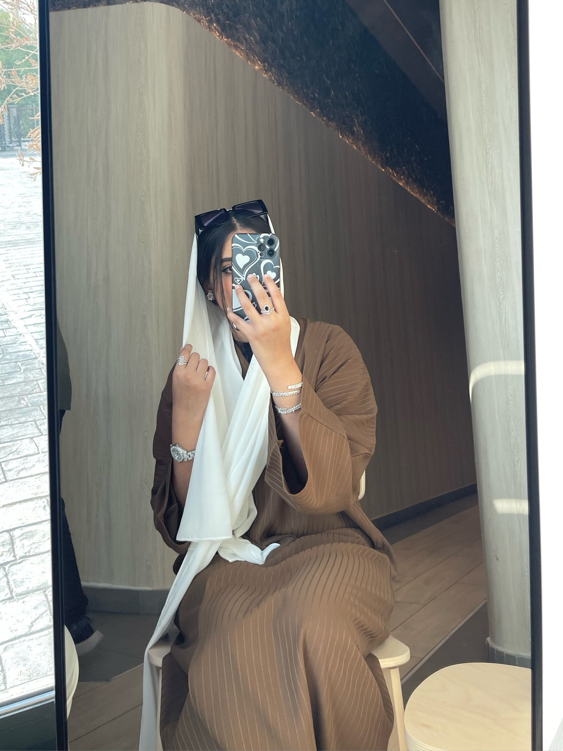 Layan abaya caramel