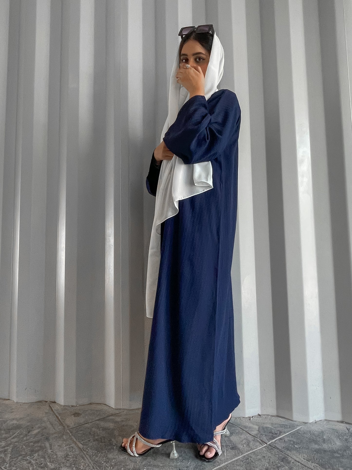 Layan abaya navy-blue