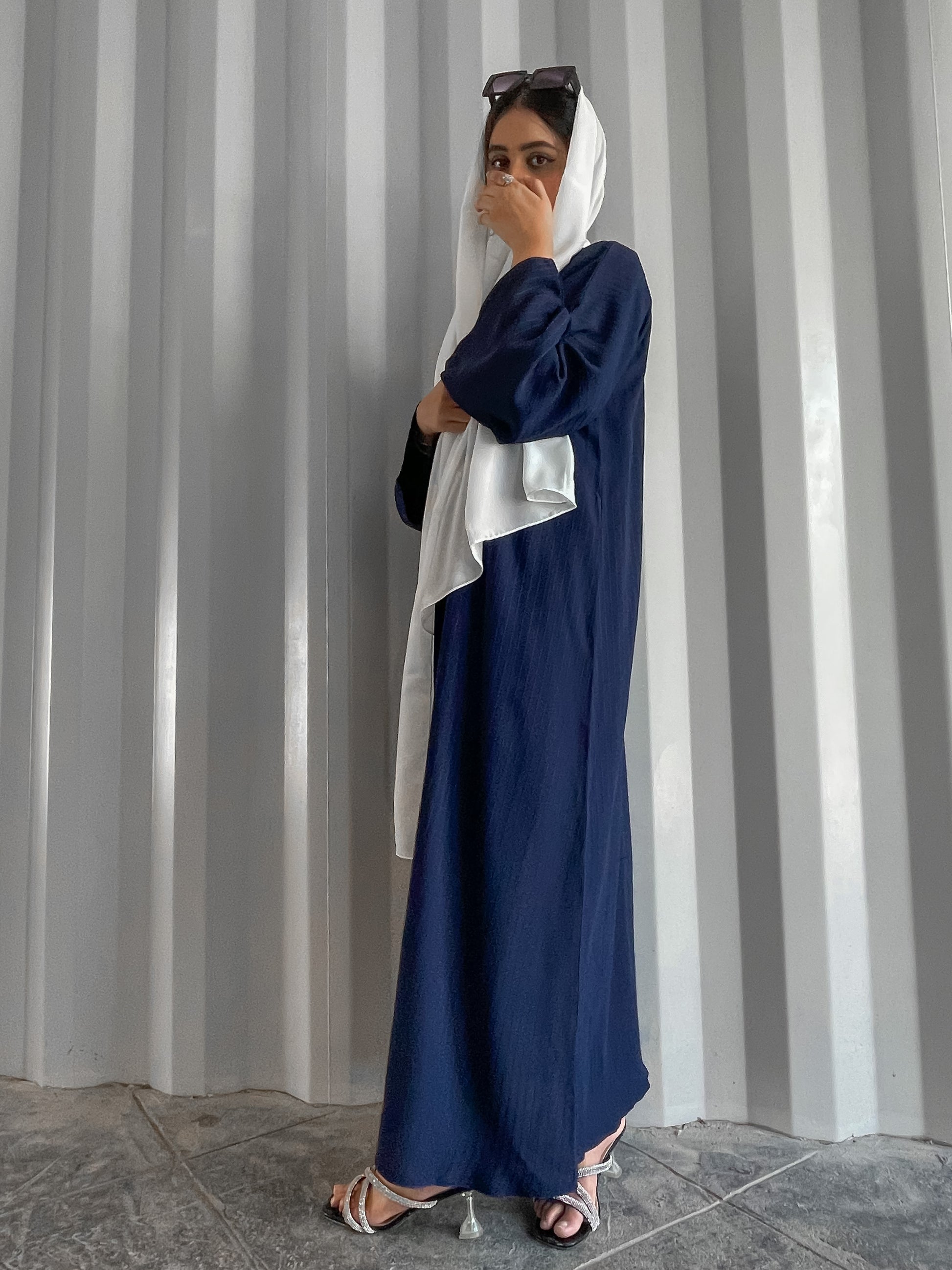 Layan abaya navy-blue
