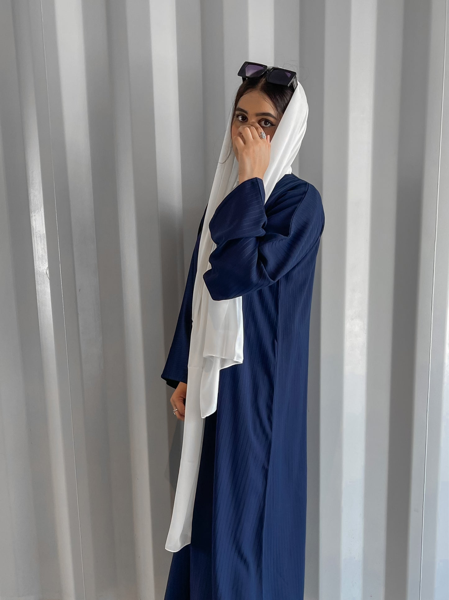 Layan abaya navy-blue