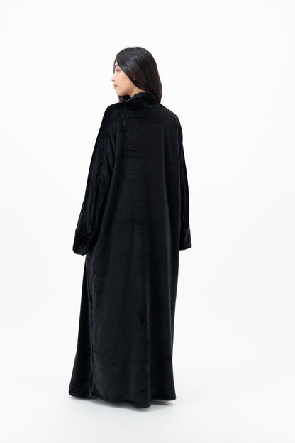 Cosy Fur abaya model-back